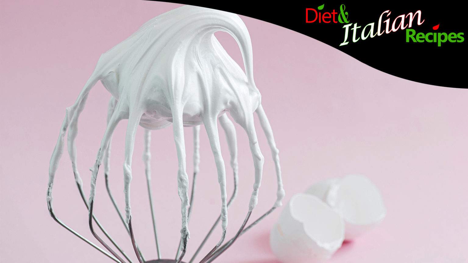 Italian meringue, the original hot recipe with syrup