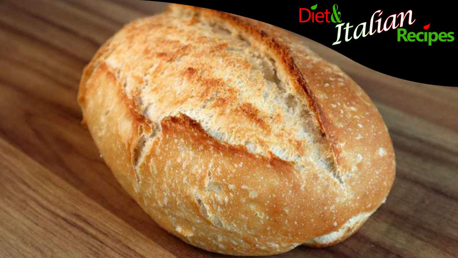 Homemade Bread Recipe Crunchy Outside and Soft Inside