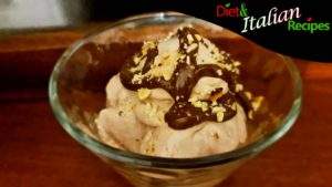 cream and nutella ice cream without milk